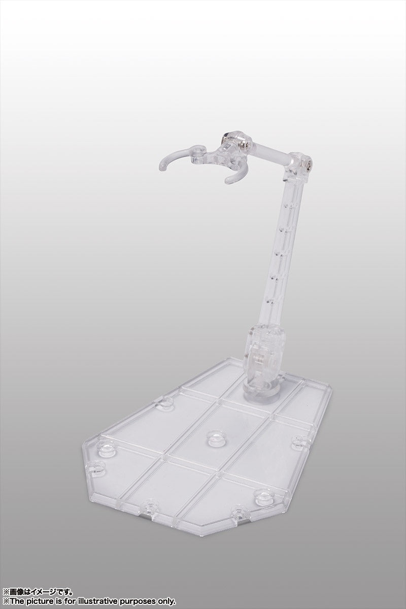 Tamashii Nations - Stage Act. 4 for Humanoid Stand Support (Clear) (2  Stands) - Bandai Spirits Official S.H.Figuarts Stand