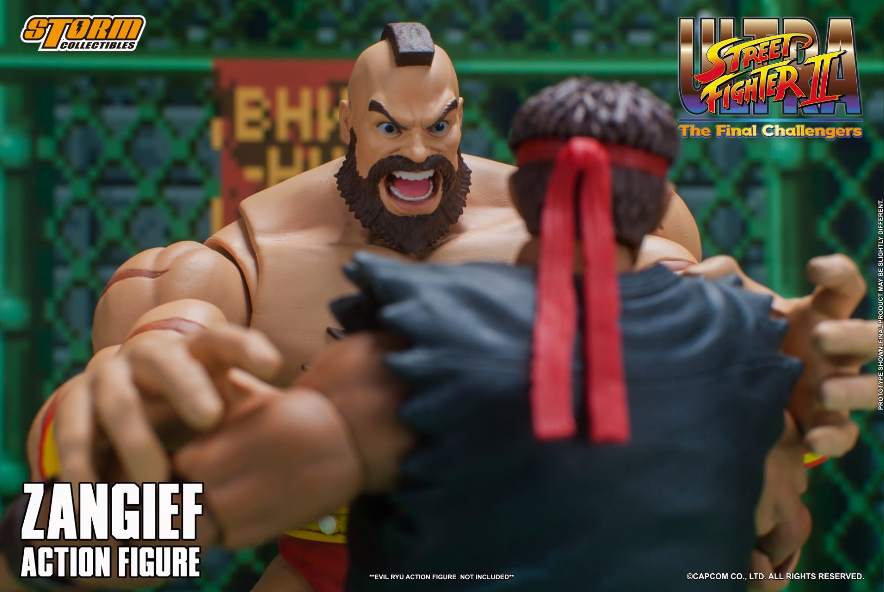 Storm Collectibles - Ultimate Street Fighter II: The Final Challenger -  Zangief, Action Figure, STM87180 Red