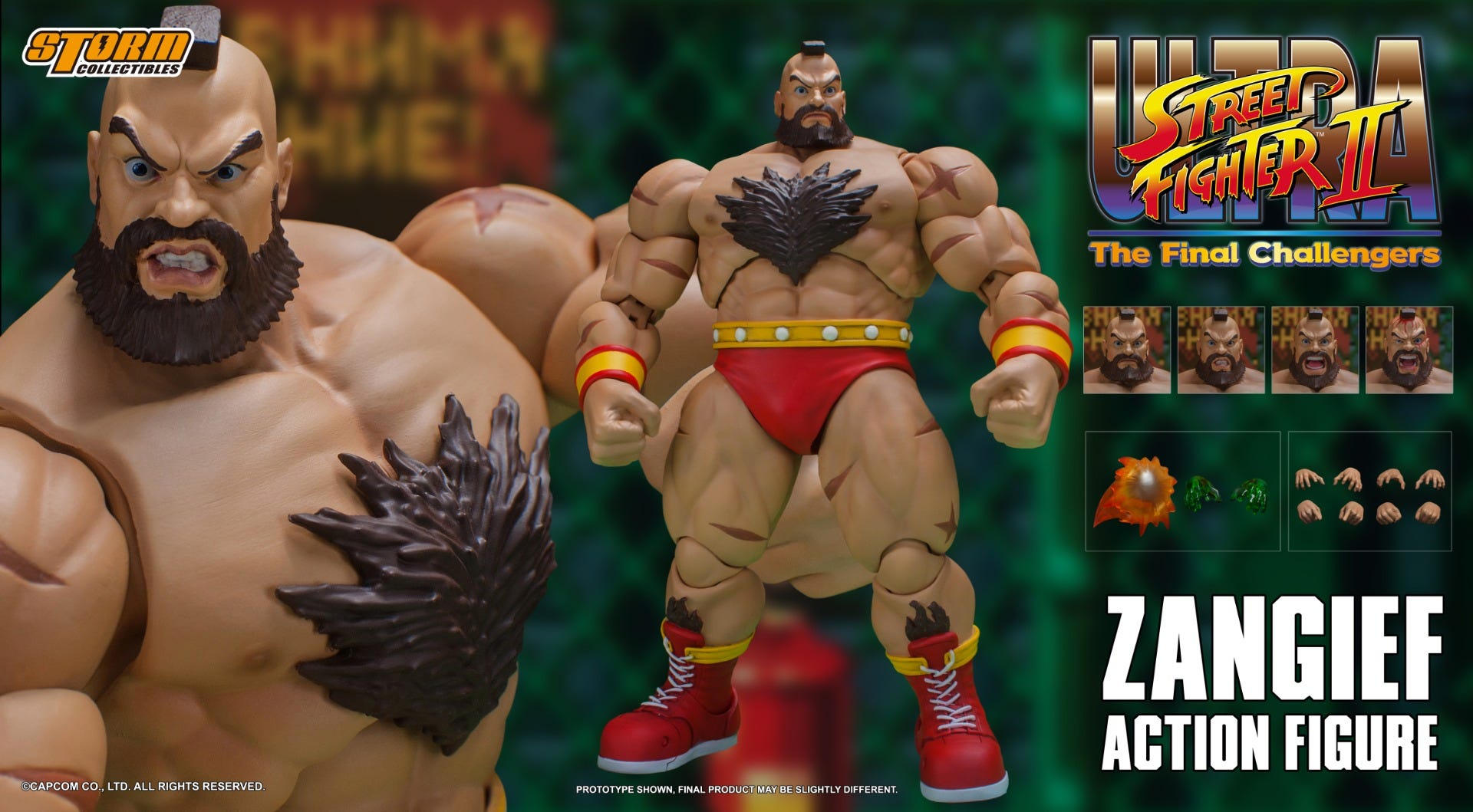 Zangief (Ultimate Street Fighter II: The Final Challenger) 1/12 Action Figure